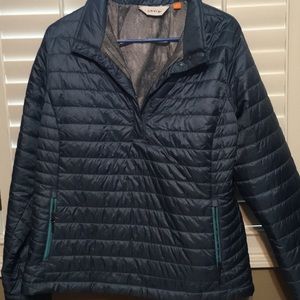 Warm snap up pullover size large